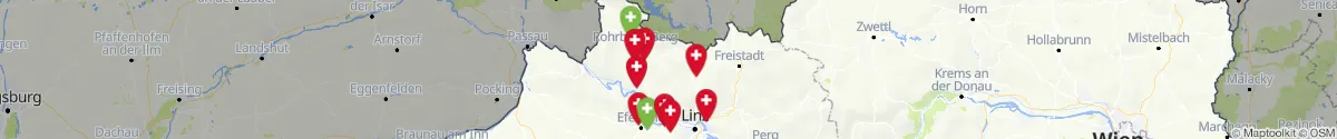 Kartenansicht für Apotheken-Notdienste in der Nähe von Helfenberg (Rohrbach, Oberösterreich)